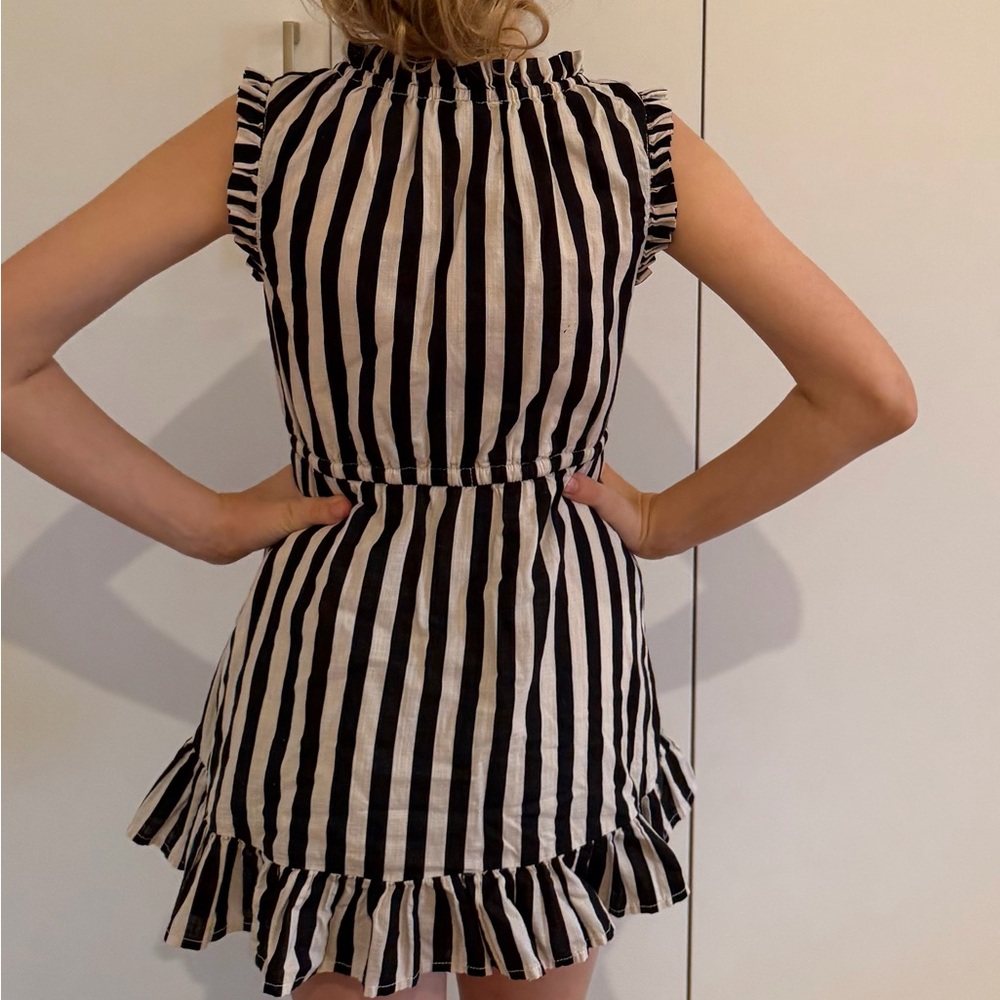 Striped Ruffle Dress for Kids